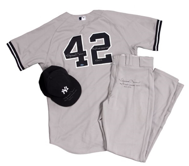 2013 Mariano Rivera Historic Final Win Game Used Uniform Collection (Jersey, Pants and Cap)  Signed and Inscribed (MLB Authenticated Steiner LOA)